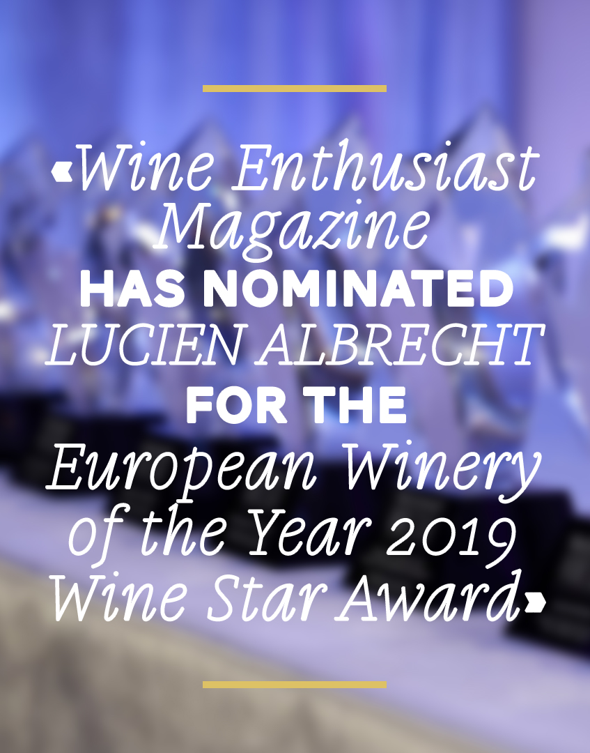 "The Annual Wine Star Awards" Wine Enthusiast Vins Lucien Albrecht